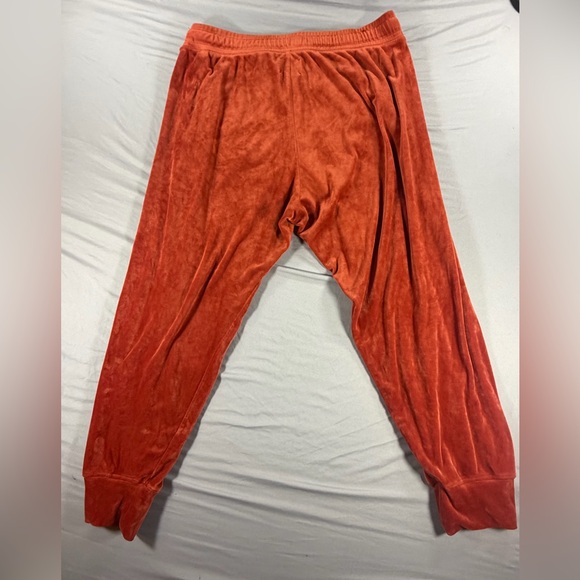 OFFLINE by Aerie Women's Rust Velour Jogger Pants Loungewear Burnt XL - Picture 7 of 8